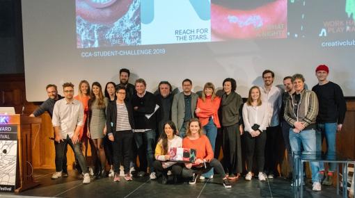 CCA Student Challenge 2019: Petra Grula von der Wirtschaftsuniversität Wien und Anna Luise Schnur von die Graphische Wien sind das Siegerteam © Forward Festival/Matthias Schuch