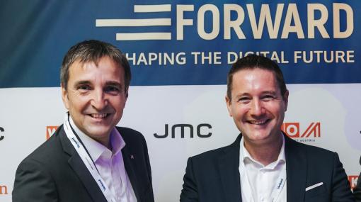 Michael Otter und Josef Mantl auf der Moving Forward Conference in New York City © JMC