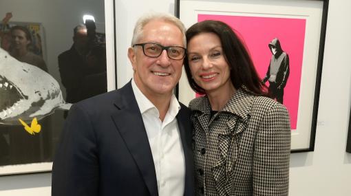 Gerald Hartinger und Sonja Klima eröffnen die neue Galerie in der Spiegelgasse © Christian Jobst