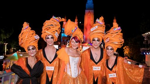 ING am letzten Life Ball inszeniert von WIEN NORD+NOW © Harald Klemm