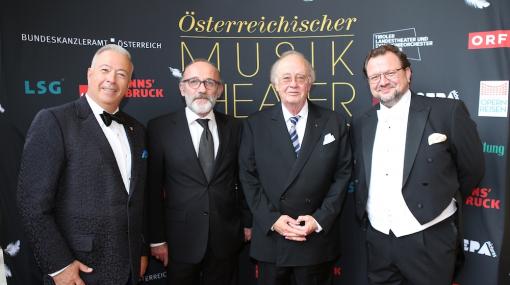 Österreichischer Musiktheaterpreis 2019: Herbert Lippert, Karl Markovics, René Koll und Burkhard Fritz © GEPA Pictures