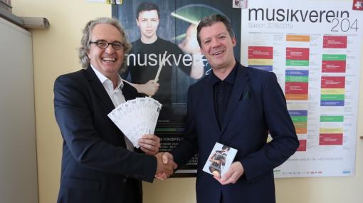 Smartes Ticketing für die Hochkultur: Walter Baldauf (oeticket) und Michael Nemeth (Musikverein Graz) © oeticket