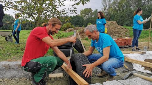 Hilton Country General Manager Norbert B. Lessing bei der Hilton Global Week of Service © Hilton Hotels & Resorts