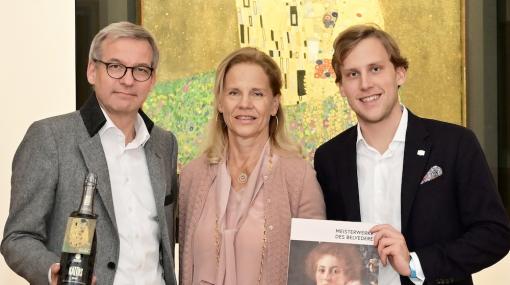 Belvedere und Kattus intensivieren die Zusammenarbeit: Wolfgang Bergmann, Maria Polsterer-Kattus und Johannes Kattus © Christian Jobst