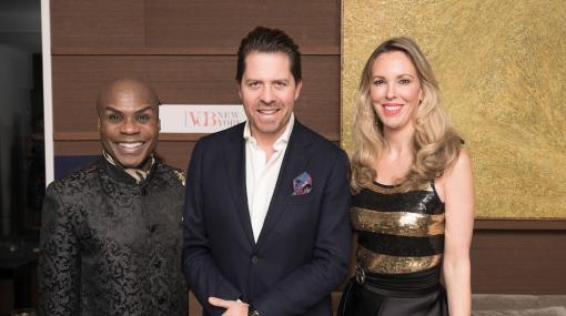 Kick-off zum 65. Viennese Opera Ball in New York City: Nathan Lee Graham, Daniel Serafin und Silvia Frieser © John Sanderson/Annie Watt Photography