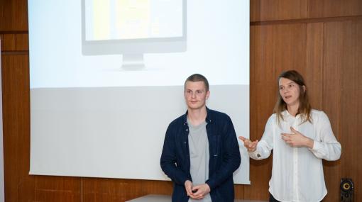 Tim Alder und Isabel Garger von der FH Joanneum gewinnen die CCA-Student Challenge 2019 © Roland Rudolph