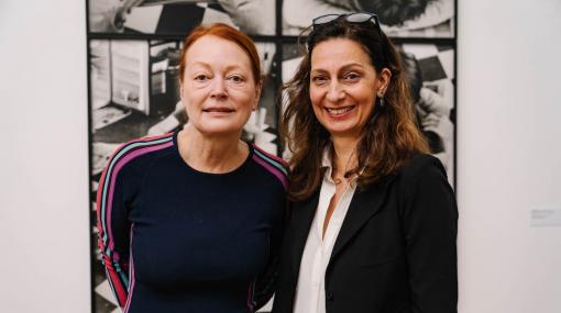Pressekonferenz zu "The CIndy Sherman Effect": Ingried Brugger und Bettina M. Busse © Bank Austria Kunstforum Wien/Mercan Sümbültepe