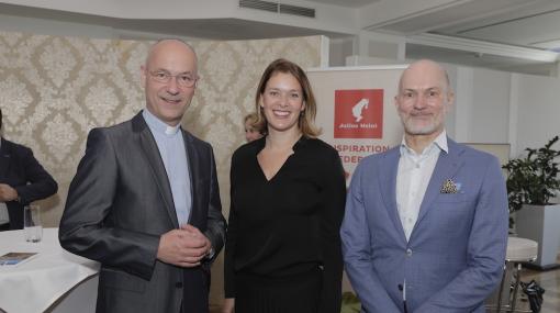 Mediengespräch zu "Erlebe Deine Hauptstadt. Wien": Toni Faber, Monique Dekker und Christian Lerner © Stefan Diesner