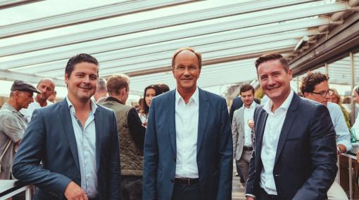 UrbanIn-Sommerauftakt am Freiluft Grand Rooftop: Paul Rittenauer, Ernst Minar und Josef Mantl © JMC/Lukas Pichelmann