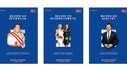 Neue Kampagne: ORF-Enterprise lässt Stars für Werbeerfolge auftreten © ORF-Enterprise
