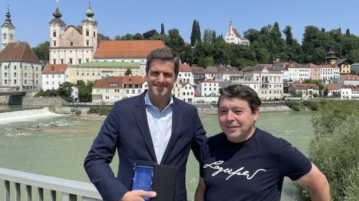 Matthias Schulz (Berliner Staatsoper Unter den Linden) und Karl-Michael Ebner (Österreichischer Musiktheaterpreis) © leisure communications