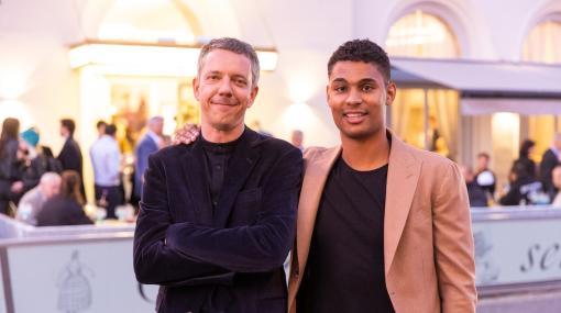 David Figar und Rubin Okotie eröffnen das neue Café Bellaria © Roland Rudolph