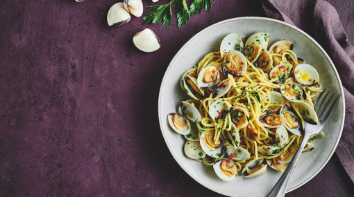 Spaghetti alle vongole © (Lena Staal, Foodstyling Gitte Heidi Rasmussen))