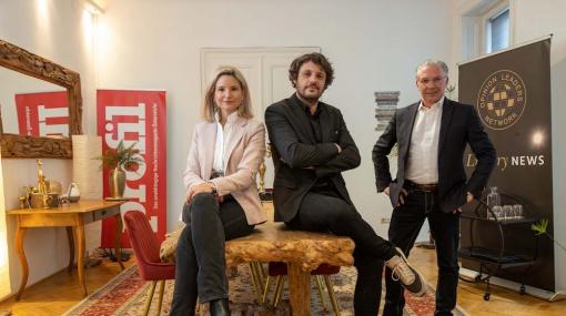 LEADERSNET: Julia Weninger (Chefredakteurin Österreich), Alexander Schöpf (Chefredakteur Deutschland) und CEO Paul Leitenmüller © Opinion Leaders Network