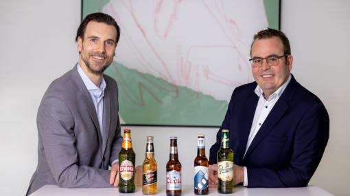 Roberto Minello (Molson Coors Beverage Company) und Andreas Ruhland (KATTUS-BORCO) © Florence Stoiber