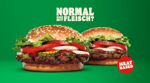 BURGER KING®: Normal oder mit Fleisch? © BURGER KING®