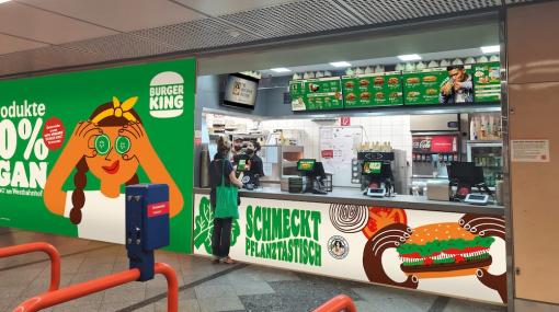 BURGER KING® eröffnet erstes 100 % veganes Restaurant am Westbahnhof © BURGER KING®