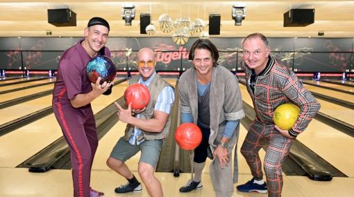 ORF-Enterprise Bowling Cup 2022: Matthias Seiringer, Christopher Haberlehner, Oliver Böhm und Heinz Mosser © Christian Jobst