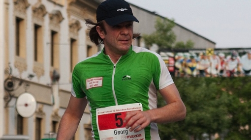 Georg Mayer beim Indoor Marathon © Privat