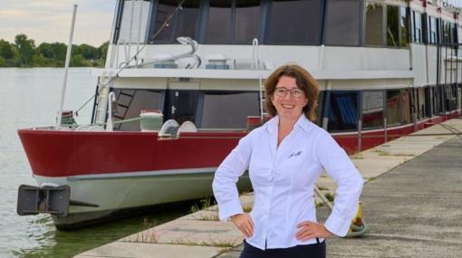 Jacqueline Pfeiffer kocht an Bord der DDSG Blue Danube © DDSG Blue Danube