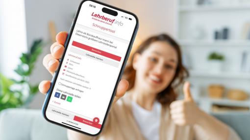 Schnuppertool auf Lehrberuf.info © Russmedia Digital
