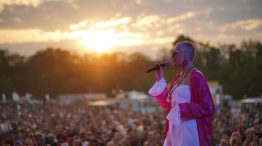 Beatrix Delgado bei der 90s Super Show in Berlin © media.one