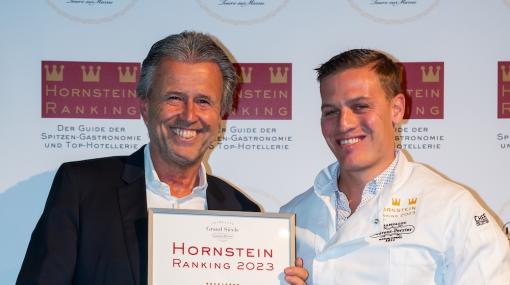 Benjamin Parth vom „Stüva“ beim Hornstein Ranking 2023 von Champagne Laurent-Perrier © BaschiBender