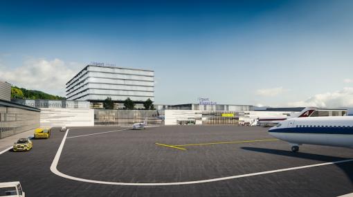 Konzept für die Aviation City am Airport Klagenfurt © LILIHILL Group