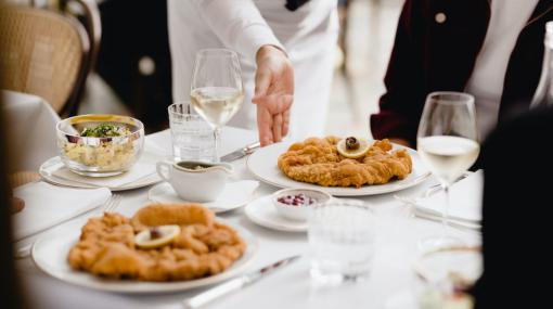 Wiener Schnitzel im »Meissl & Schadn« © Florian Weitzer Hotels & Restaurants