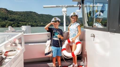 Kinder an Bord der DDSG Blue Danube © DDSG Blue Danube/Wöckinger