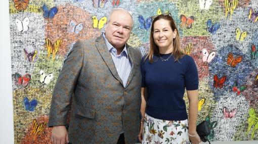 Hunt Slonem und Birgit Lauda © Roland Rudolph