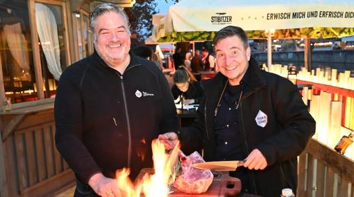 Strobl_Nebois beim Feuerdorf Opening 2023 © Christian Jobst