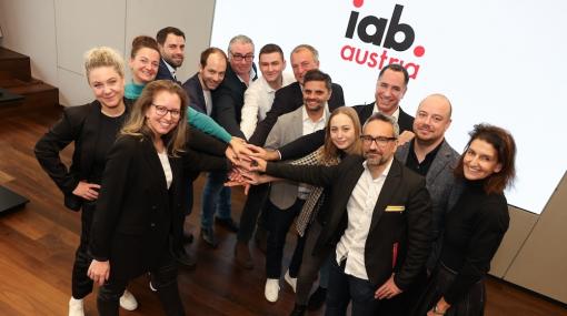 iab austria Vorstand in der Funktionsperiode 2023 bis 2025 © Katharina Schiffl