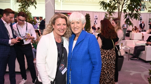 4GAMECHANGERS Festival 2024: Nina Kaiser und Maria Rauch-Kallat © Christian Jobst