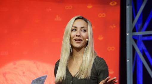 Sharon Talissa präsentiert ORF ON am 4GAMECHANGERS Festival 2024 © 4GAMECHANGERS Festival