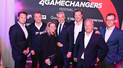 Bundeskanzler Karl Nehammer am 4GAMECHANGERS Festival 2024 © 4GAMECHANGERS Festival