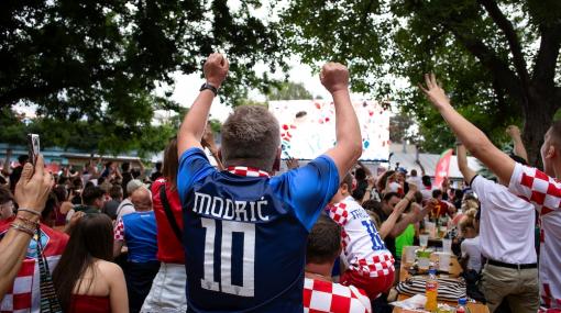 Kroatien gegen Spanien @ Fanzone Prater 2024 © Vanessa Witt