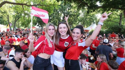 AUT-NED Spiel @ Fanzone Prater 2024 © Denise Auer/HEUTE