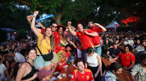 EURO Finale 2024: Spanien gegen England @ Fanzone Prater © Denise Auer/HEUTE