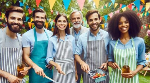 IT-Experten beim Diversity Barbecue © Microsoft Copilot