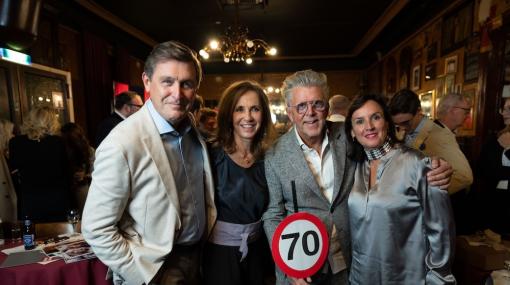 70 Jahre Gerhard Krispl: Peter Hanke, Uschi Waltl, Gerhard Krispl und Sabine Hanke © Mathias Kniepeiss