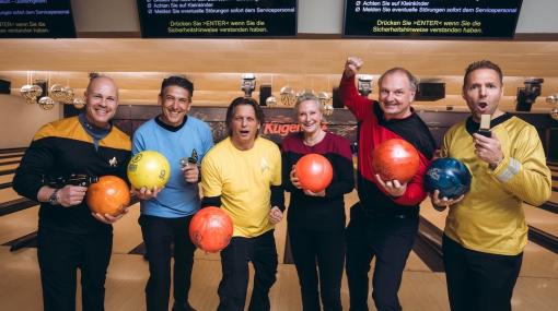 ORF-Enterprise Bowling Cup: Christopher Haberlehner, Matthias Seiringer, Oliver Böhm, Dorit Wolkenstein, Heinz Mosser und Ronny Leber © Mila Zytka