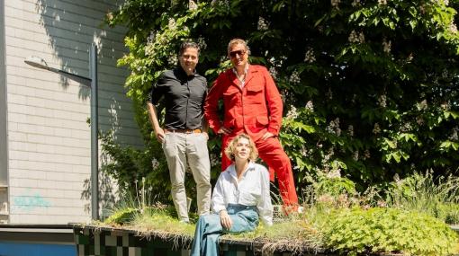 Ein Jahr »PAUL & WORTHMANN«: Paol Rittenauer, David Worthmann und Emily Praun (Irial Music) © Benedikt von Loebell