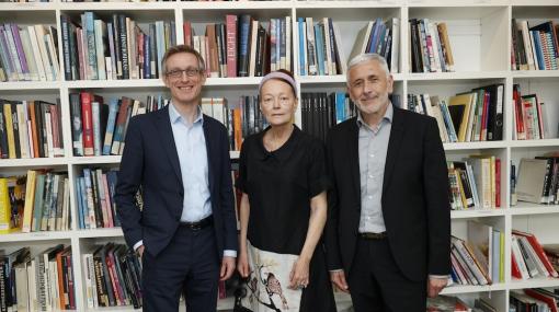 Ralph Gleis (Albertina), Ingried Brugger (Bank Austria Kunstforum Wien), Wolfgang Schilk (UniCredit Bank Austria) © Roland Rudolph
