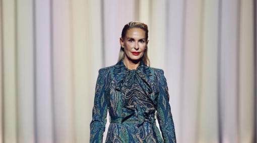 ORF-Moderatorin Onka Takats bei der Berlin Fashion Week für Marcel Ostertag © zVg