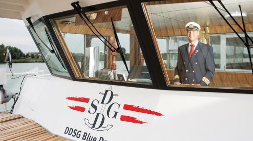 Rene Sowa, Kapitän der DDSG Blue Danube © Eva Kelety