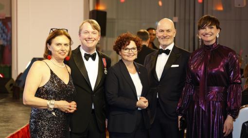 TOURISMUSSTARS 2026: Susanne Kraus-Winkler (Wirtschaftkammer Österreich). S.E. Art Fisher (U.S. Embassy), Staatssekretärin Elisabeth Zehetner (Bundesministerium für Wirtschaft, Energie und Tourismus), Initiator Christian P. Lerner (Very Media), Astrid Ste © Stefan Joham