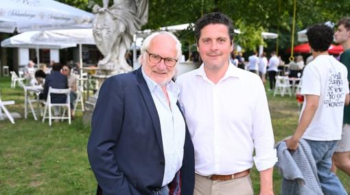 Eröffnung des PALAIS FREILUFT im Palais Auersperg: Michael Schottenberg und Paul Rittenauer © Christian Jobst