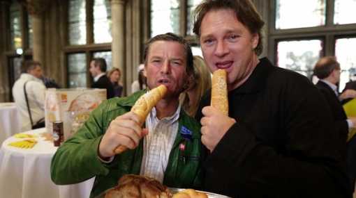 Frenkie Schinkels und Heinz Hanner beim 1. Wiener Brotpreis © Stefan Joham