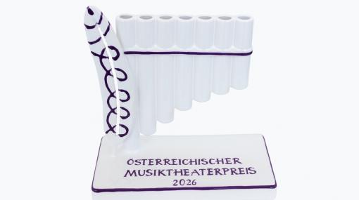 Statuette Österreichischer Musiktheaterpreis 2026 © Österreichiuscher Musiktheaterpreis